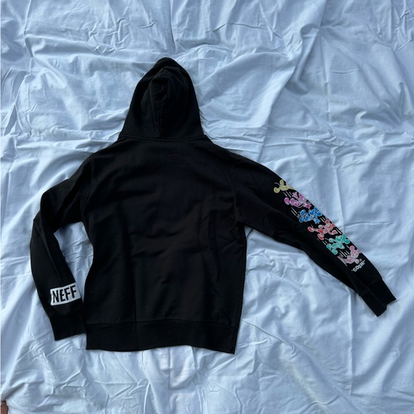 Disney Mickey Mouse x NEFF black hooded pullover sweatshirt - Picture 4 of 11